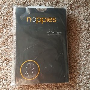 Noppies maternity tights s/m in dark brown NWT
